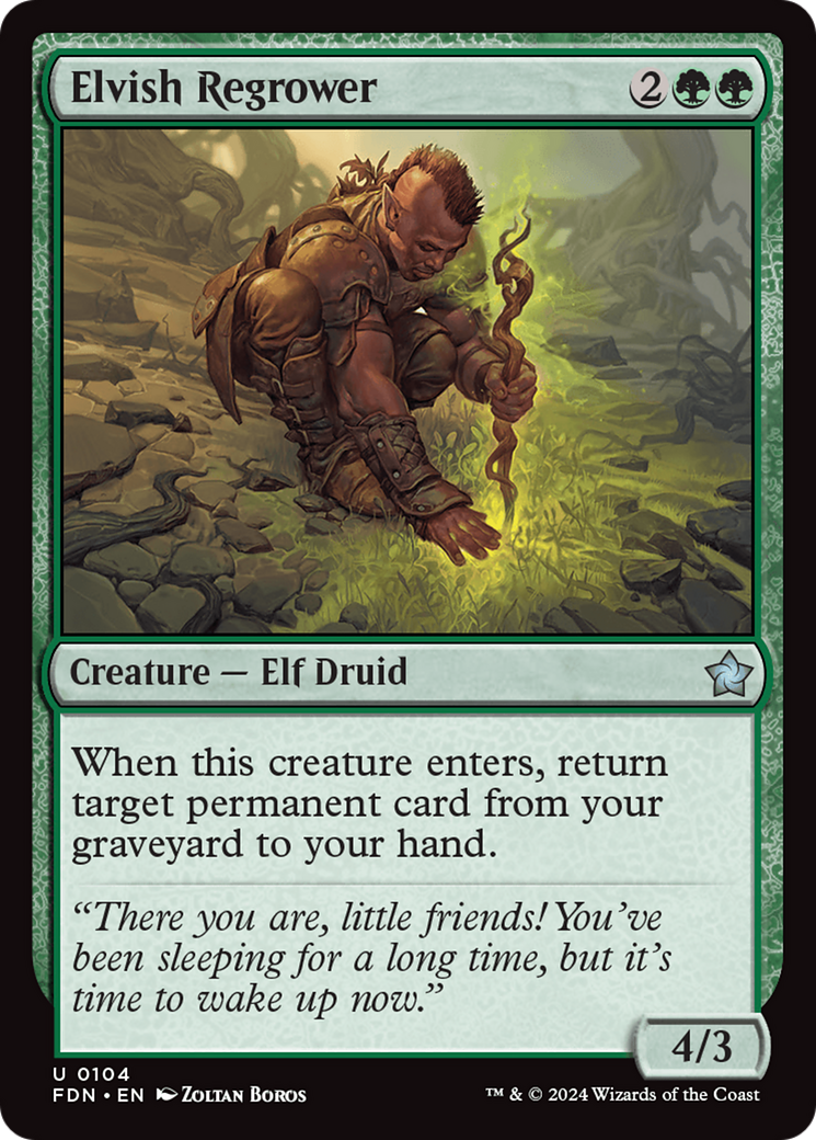 Elvish Regrower [Foundations] | Clutch Gaming