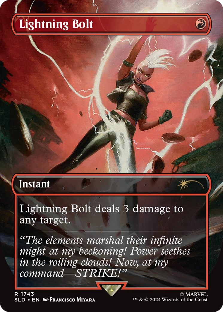 Lightning Bolt (1743) (Rainbow Foil) [Secret Lair Drop Series] | Clutch Gaming