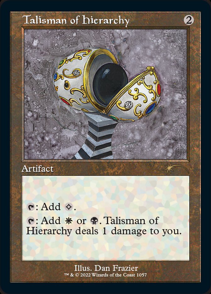 Talisman of Hierarchy (Foil Etched) [Secret Lair Drop Series] | Clutch Gaming