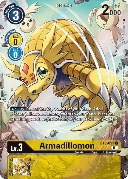 Armadillomon [BT8-033] (Alternate Art) [New Awakening] | Clutch Gaming