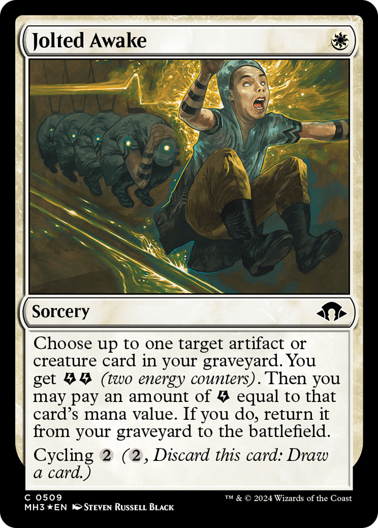 Jolted Awake (Ripple Foil) [Modern Horizons 3] | Clutch Gaming