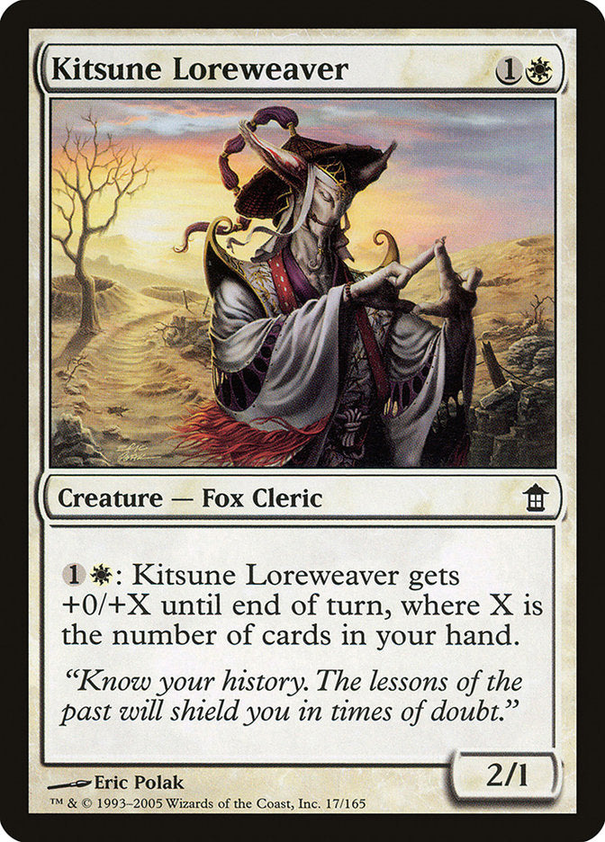 Kitsune Loreweaver [Saviors of Kamigawa] | Clutch Gaming