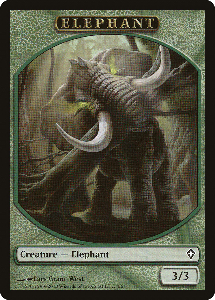 Angel // Elephant Double-Sided Token [Marvel Super Heroes Commander Tokens] | Clutch Gaming