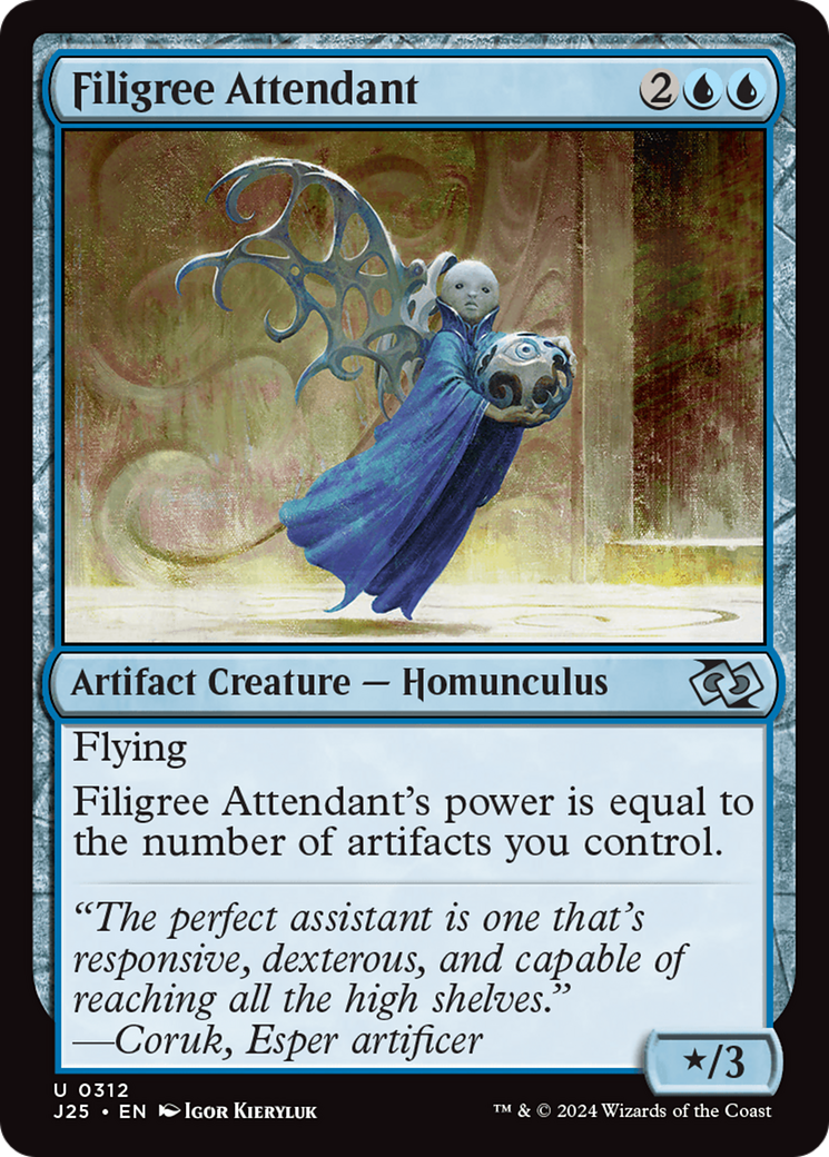 Filigree Attendant [Foundations Jumpstart] | Clutch Gaming