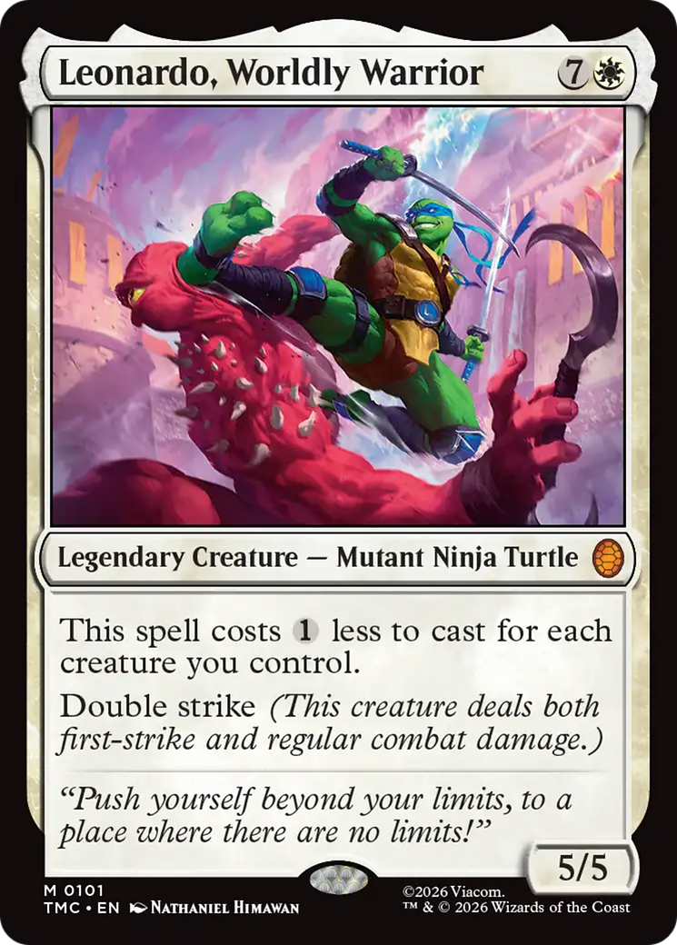 Leonardo, Worldly Warrior [Teenage Mutant Ninja Turtles Commander] | Clutch Gaming