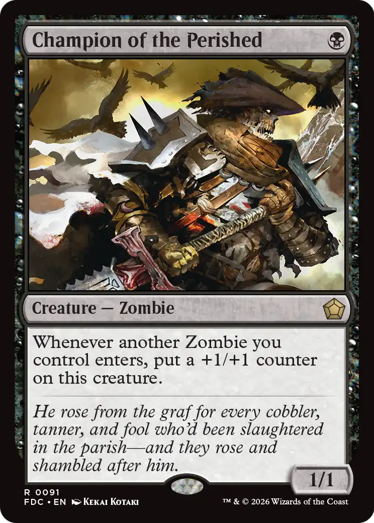 Champion of the Perished [Foundations Commander] | Clutch Gaming