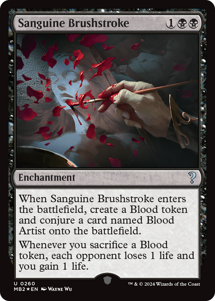 Sanguine Brushstroke [Mystery Booster 2] | Clutch Gaming