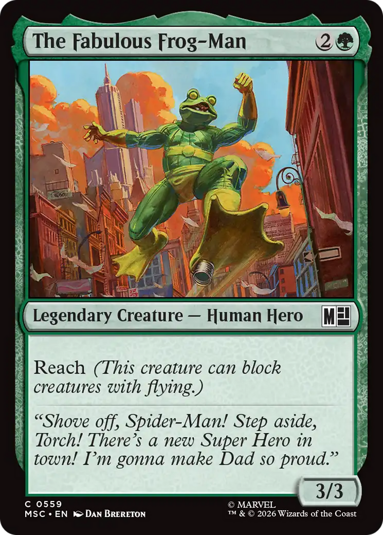 The Fabulous Frog-Man [Marvel Super Heroes Commander] | Clutch Gaming
