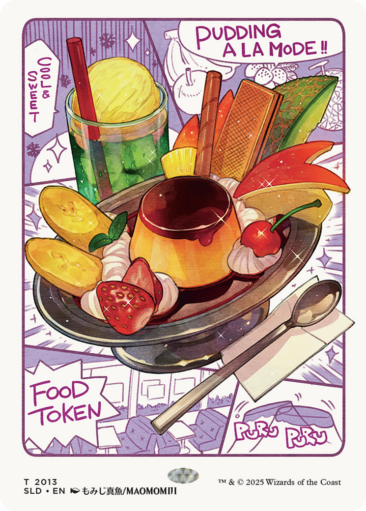 Food Token (2013) (Rainbow Foil) [Secret Lair Drop Series] | Clutch Gaming