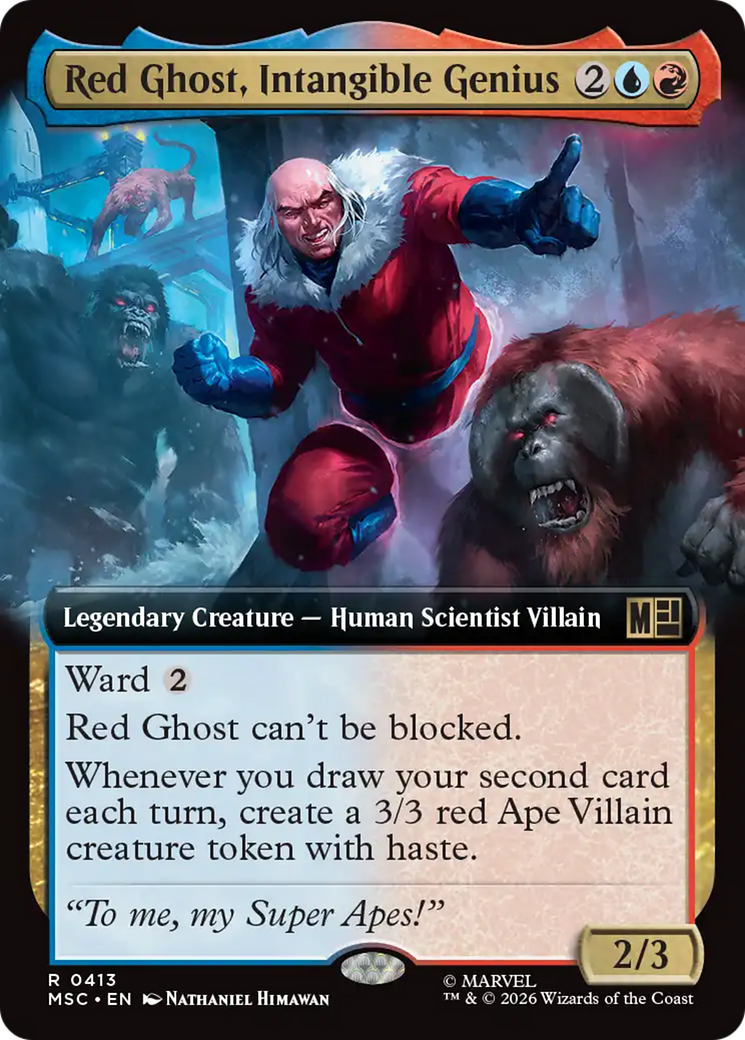 Red Ghost, Intangible Genius (Extended Art) [Marvel Super Heroes Commander] | Clutch Gaming