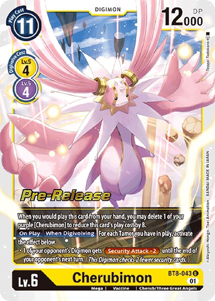 Cherubimon [BT8-043] [New Awakening Pre-Release Cards] | Clutch Gaming