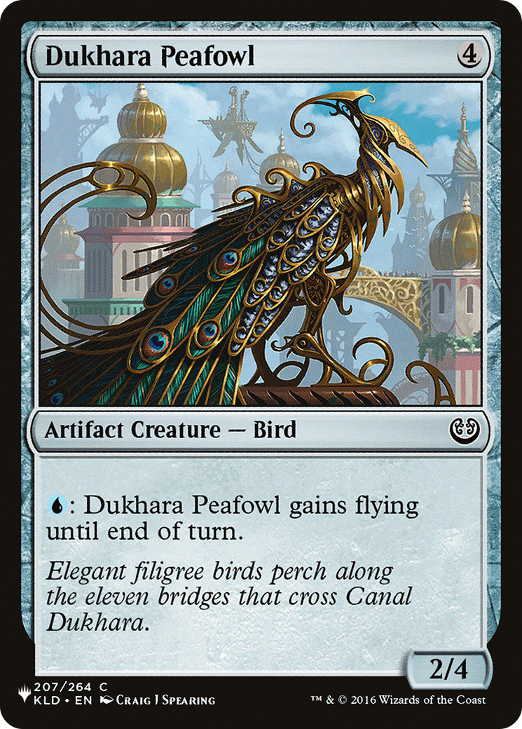 Dukhara Peafowl [The List Reprints] | Clutch Gaming