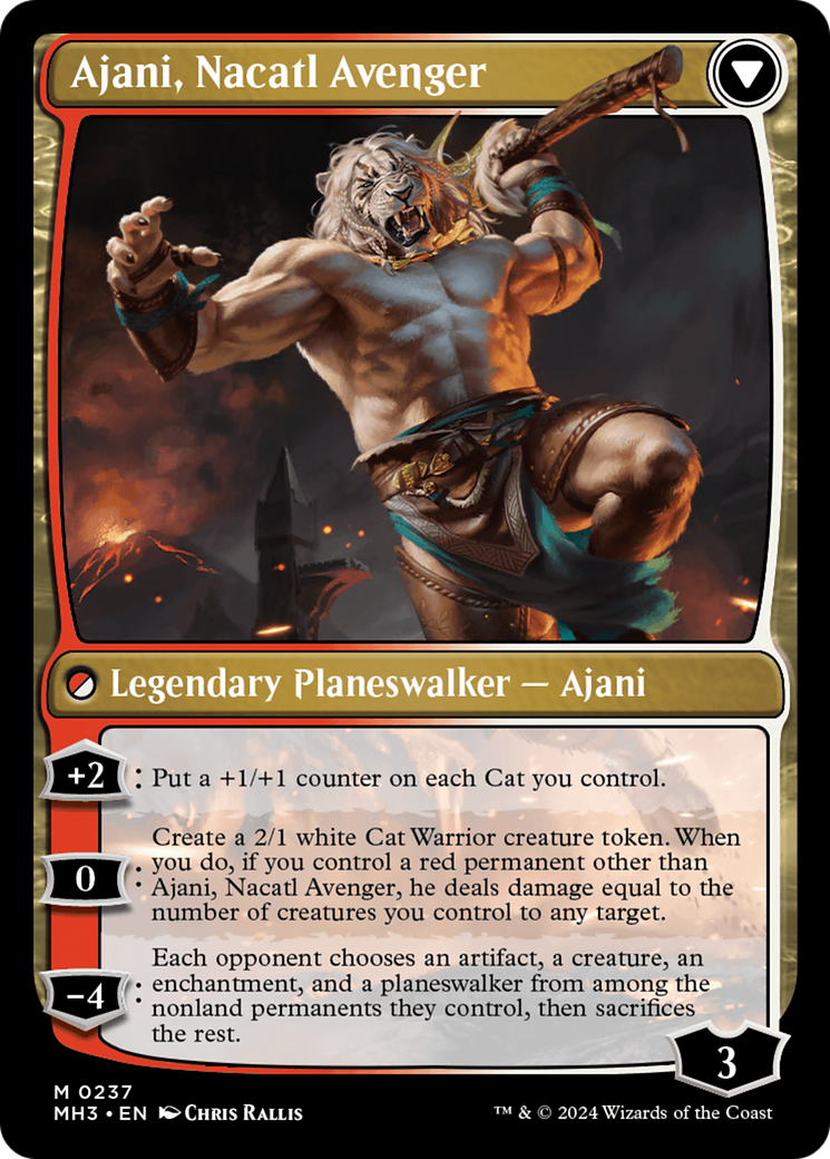 Ajani, Nacatl Pariah // Ajani, Nacatl Avenger [Modern Horizons 3] | Clutch Gaming