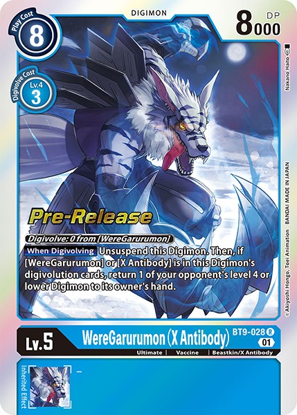 WereGarurumon (X Antibody) [BT9-028] [X Record Pre-Release Promos] | Clutch Gaming