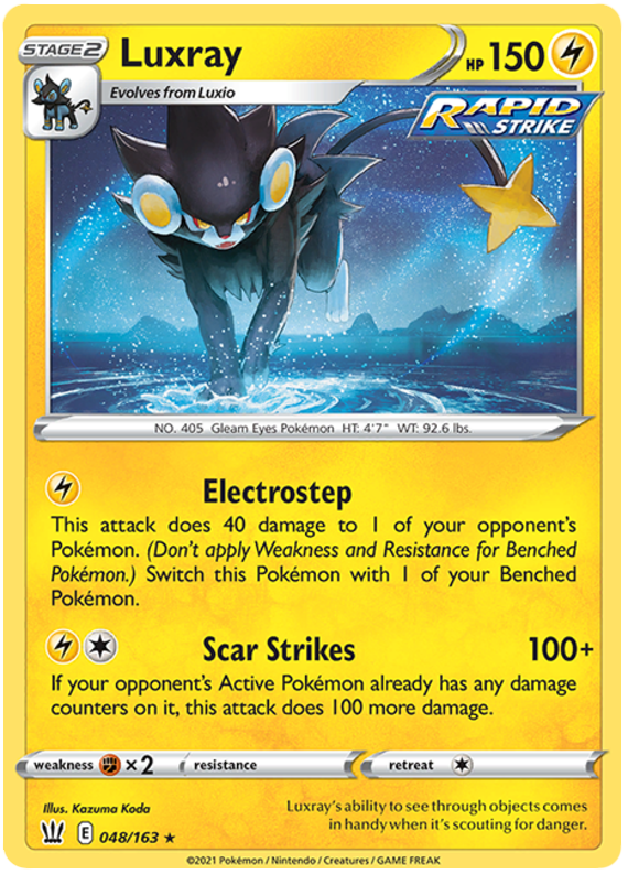 Luxray (048/163) [Sword & Shield: Battle Styles] | Clutch Gaming