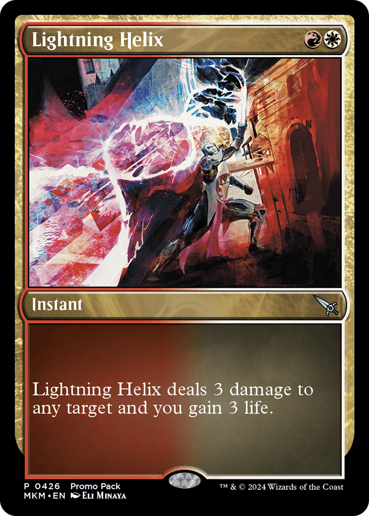 Lightning Helix (Promo Pack) [Murders at Karlov Manor Promos] | Clutch Gaming