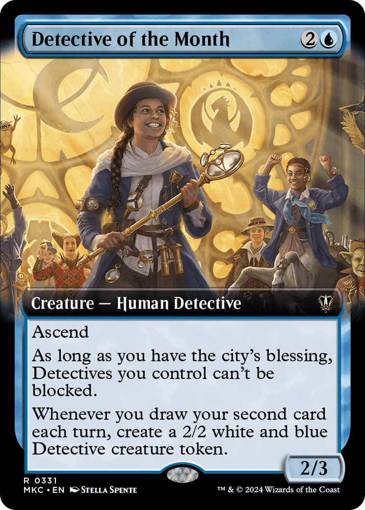 Detective of the Month (Extended Art) [Murders at Karlov Manor Commander] | Clutch Gaming