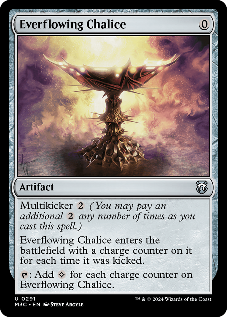 Everflowing Chalice (Ripple Foil) [Modern Horizons 3 Commander] | Clutch Gaming