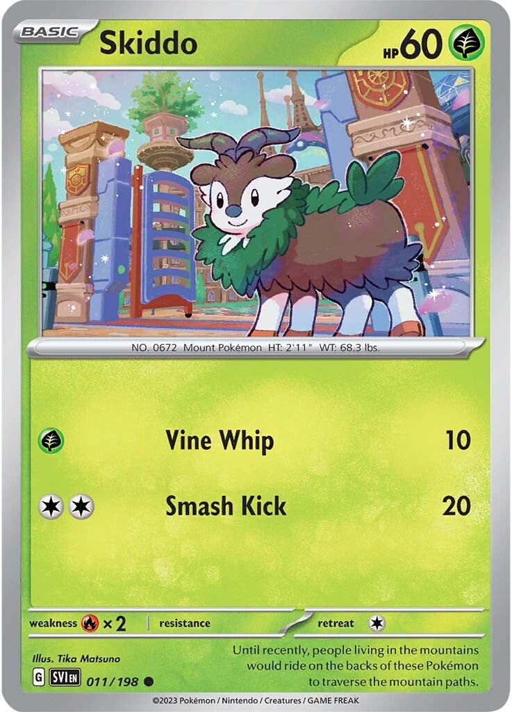 Skiddo (011/198) [Scarlet & Violet: Base Set] | Clutch Gaming