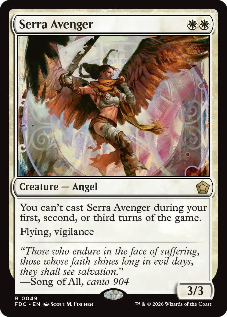Serra Avenger [Foundations Commander] | Clutch Gaming