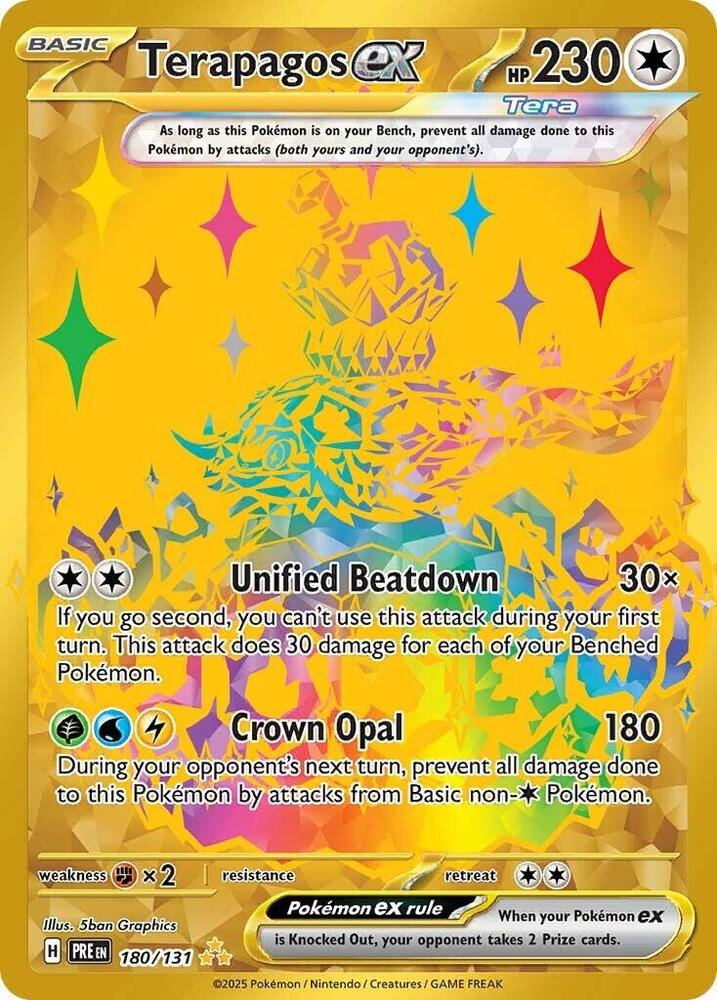 Terapagos ex (180/131) [Scarlet & Violet: Prismatic Evolutions] | Clutch Gaming
