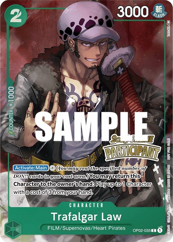 Trafalgar Law (Online Regional 2023) [Participant] [One Piece Promotion Cards] | Clutch Gaming