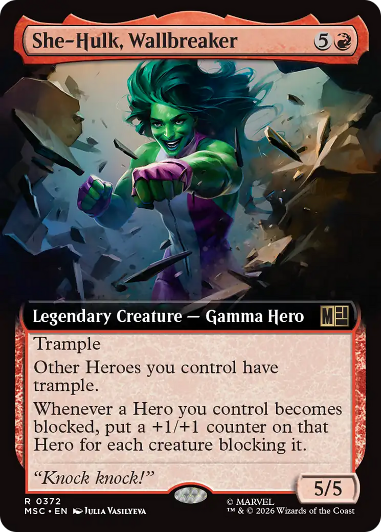 She-Hulk, Wallbreaker (Extended Art) [Marvel Super Heroes Commander] | Clutch Gaming