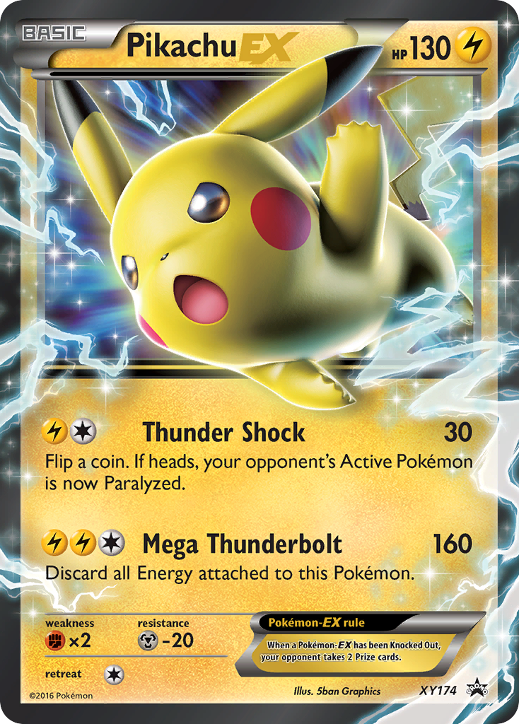 Pikachu EX (XY174) [XY: Black Star Promos] | Clutch Gaming