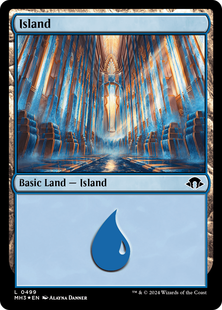 Island (0499) (Ripple Foil) [Modern Horizons 3] | Clutch Gaming