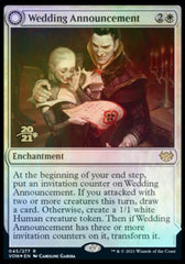 Wedding Announcement // Wedding Festivity [Innistrad: Crimson Vow Prerelease Promos] | Clutch Gaming