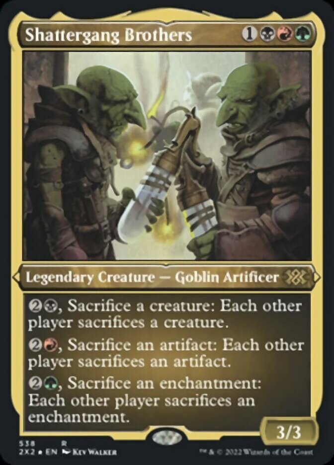 Shattergang Brothers (Foil Etched) [Double Masters 2022] | Clutch Gaming