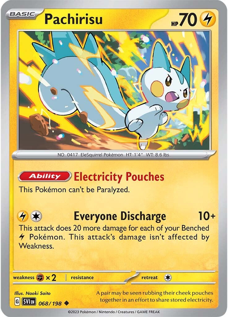 Pachirisu (068/198) [Scarlet & Violet: Base Set] | Clutch Gaming