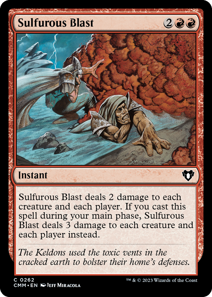 Sulfurous Blast [Commander Masters] | Clutch Gaming