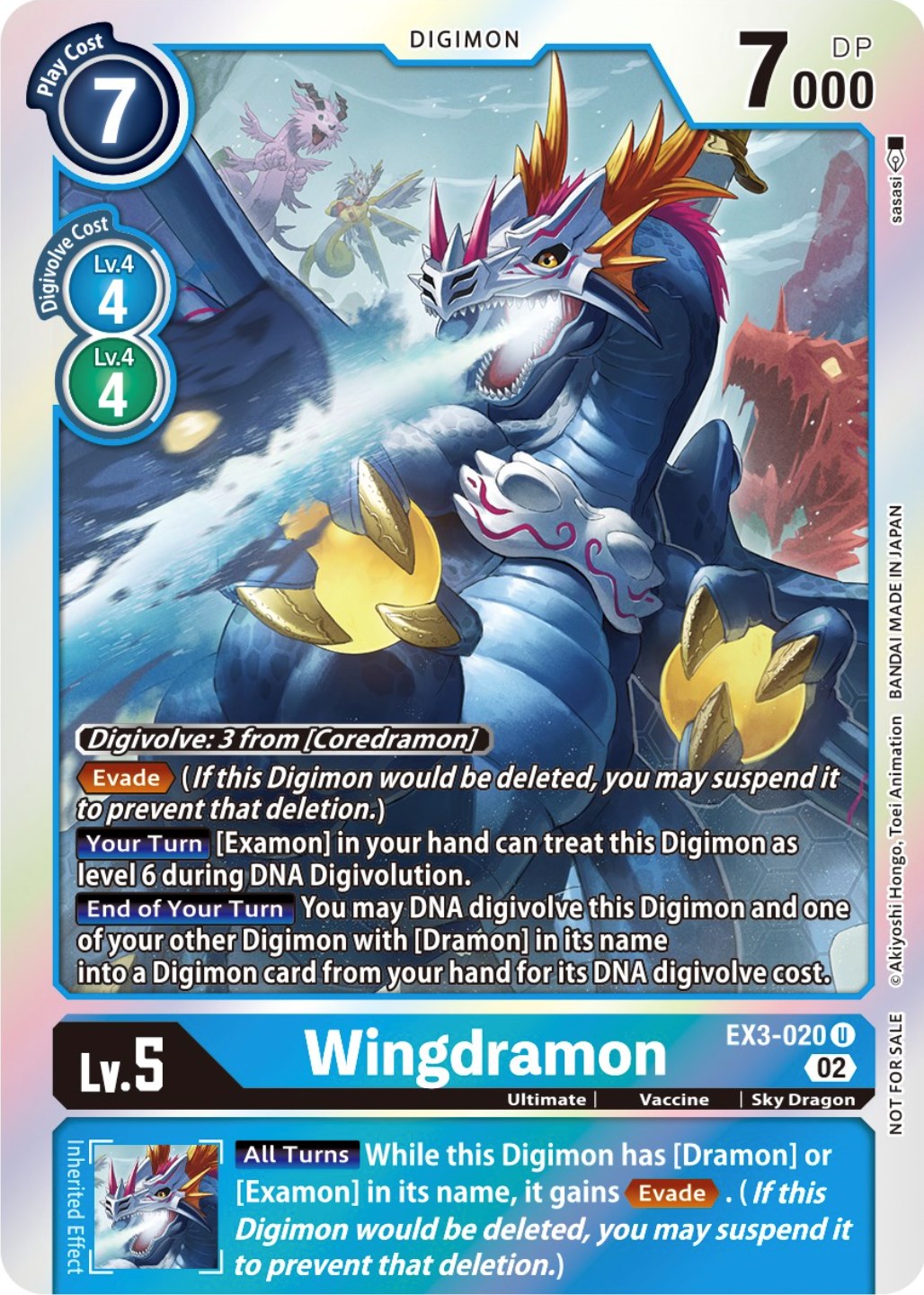 Wingdramon [EX3-020] (Alternate Art) [Draconic Roar] | Clutch Gaming