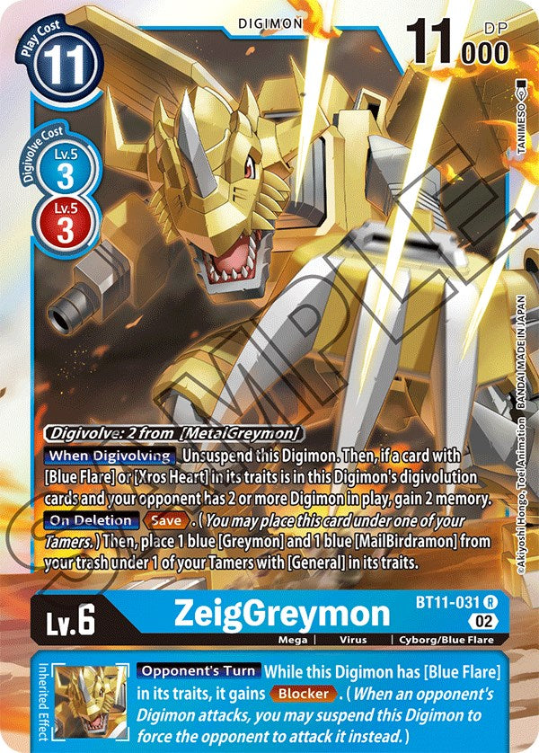 ZeigGreymon [BT11-031] [Dimensional Phase] | Clutch Gaming