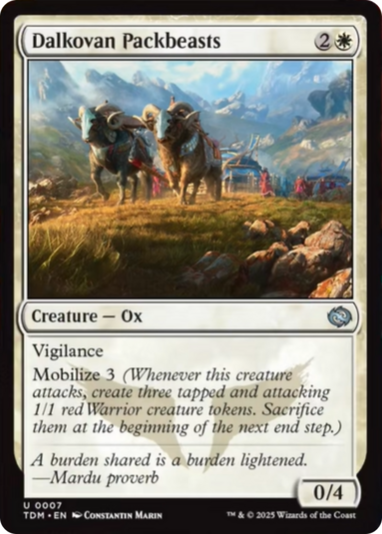 Dalkovan Packbeasts [Tarkir: Dragonstorm] | Clutch Gaming