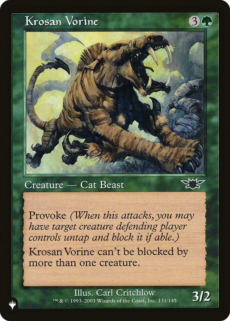 Krosan Vorine [The List Reprints] | Clutch Gaming