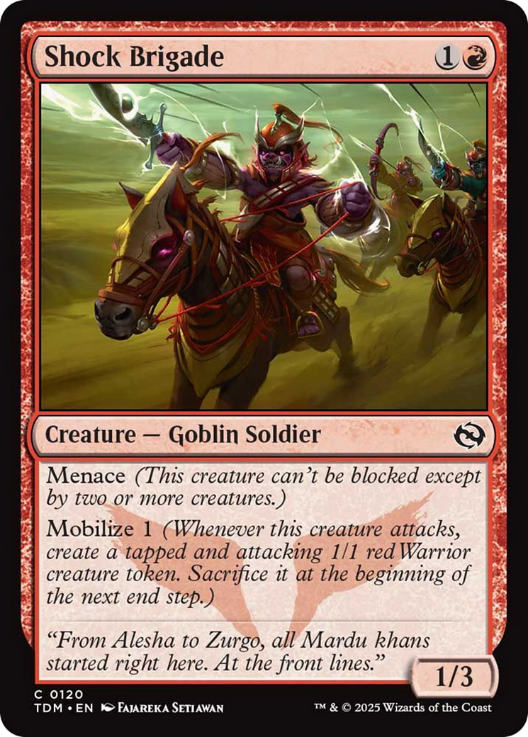 Shock Brigade [Tarkir: Dragonstorm] | Clutch Gaming