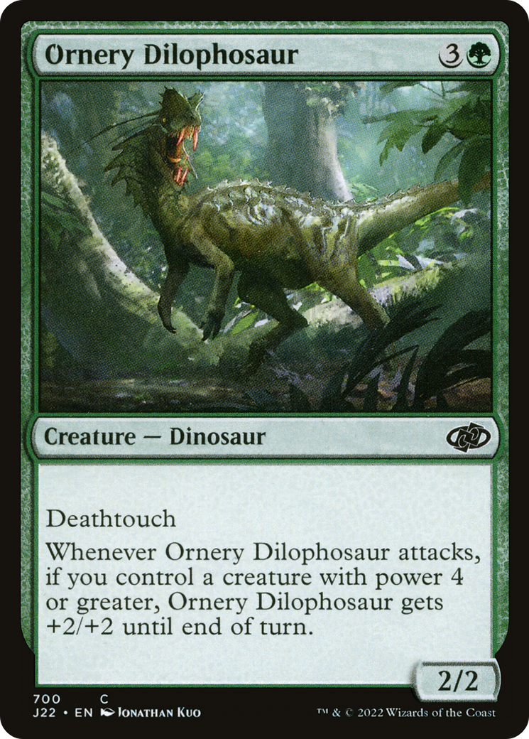 Ornery Dilophosaur [Jumpstart 2022] | Clutch Gaming