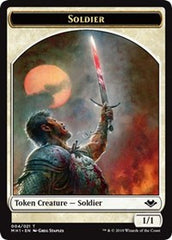 Soldier (004) // Wrenn and Six Emblem (021) Double-Sided Token [Modern Horizons Tokens] | Clutch Gaming