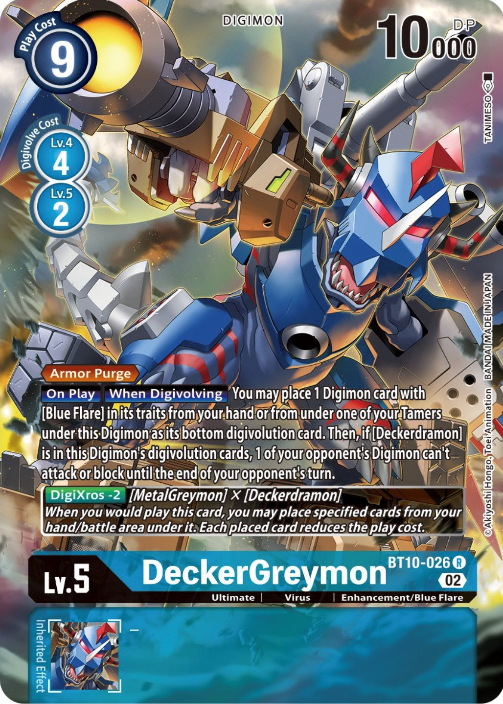 DeckerGreymon [BT10-026] (Alternate Art) [Xros Encounter] | Clutch Gaming