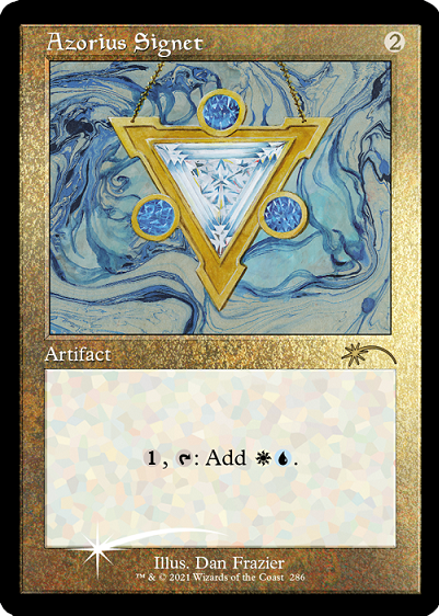 Azorius Signet (Retro) (Foil Etched) [Secret Lair Drop Series] | Clutch Gaming