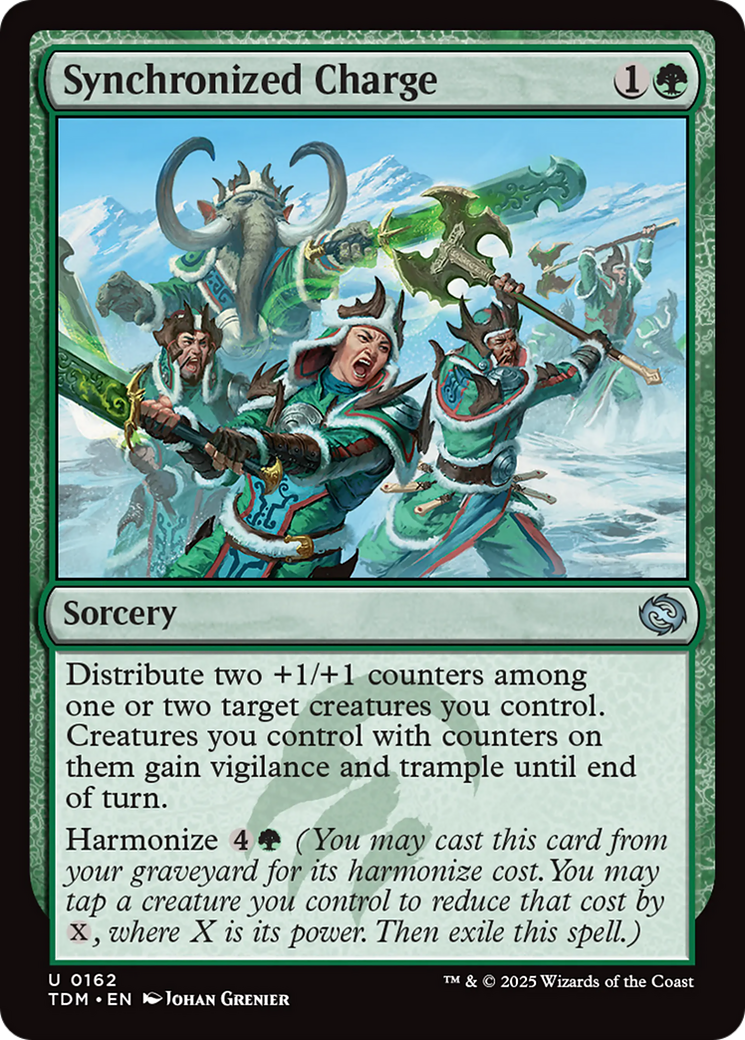 Synchronized Charge [Tarkir: Dragonstorm] | Clutch Gaming