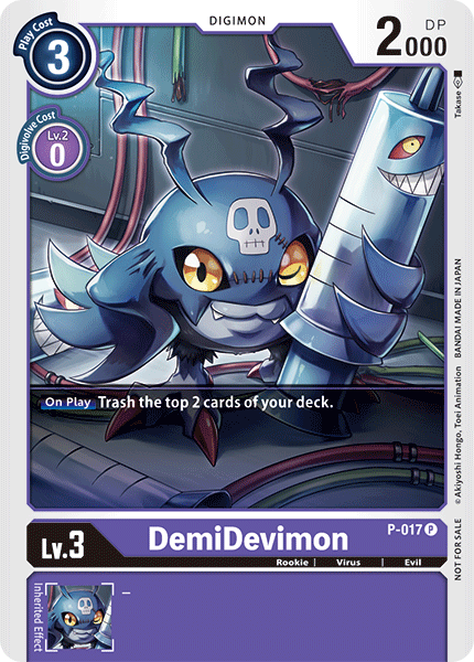 DemiDevimon [P-017] [Promotional Cards] | Clutch Gaming