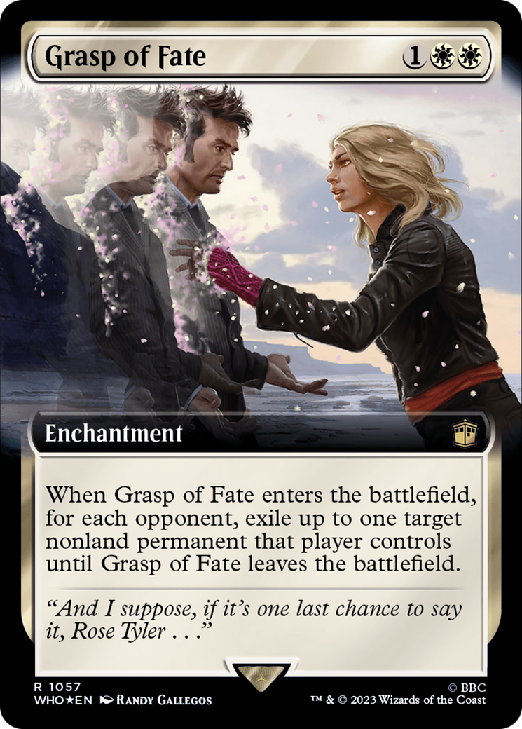 Grasp of Fate (Extended Art) (Surge Foil) [Doctor Who] | Clutch Gaming