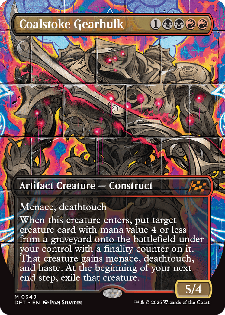 Coalstoke Gearhulk (Borderless) [Aetherdrift] | Clutch Gaming