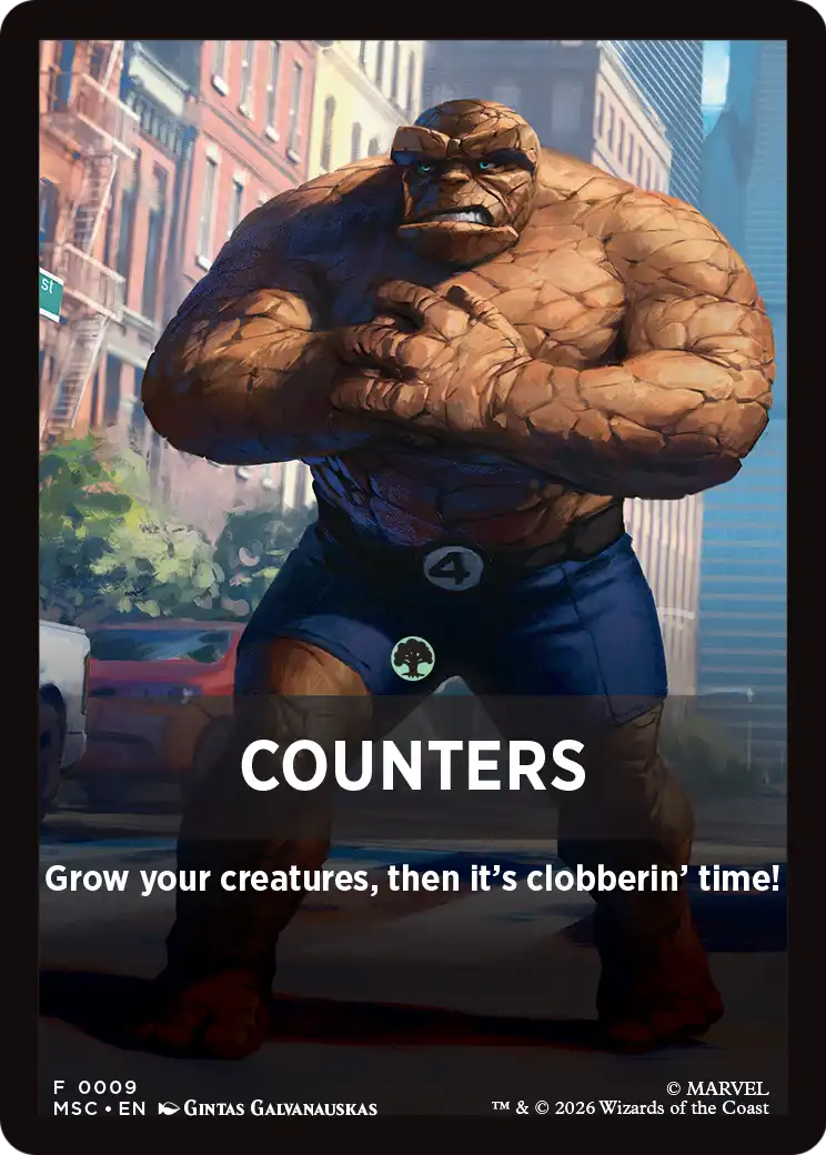 Counters Theme Card [Marvel Super Heroes Commander] | Clutch Gaming
