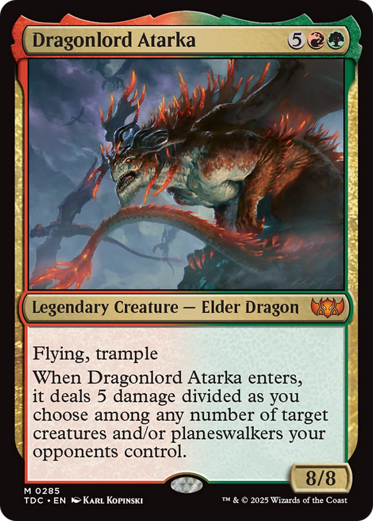 Dragonlord Atarka [Tarkir: Dragonstorm Commander] | Clutch Gaming