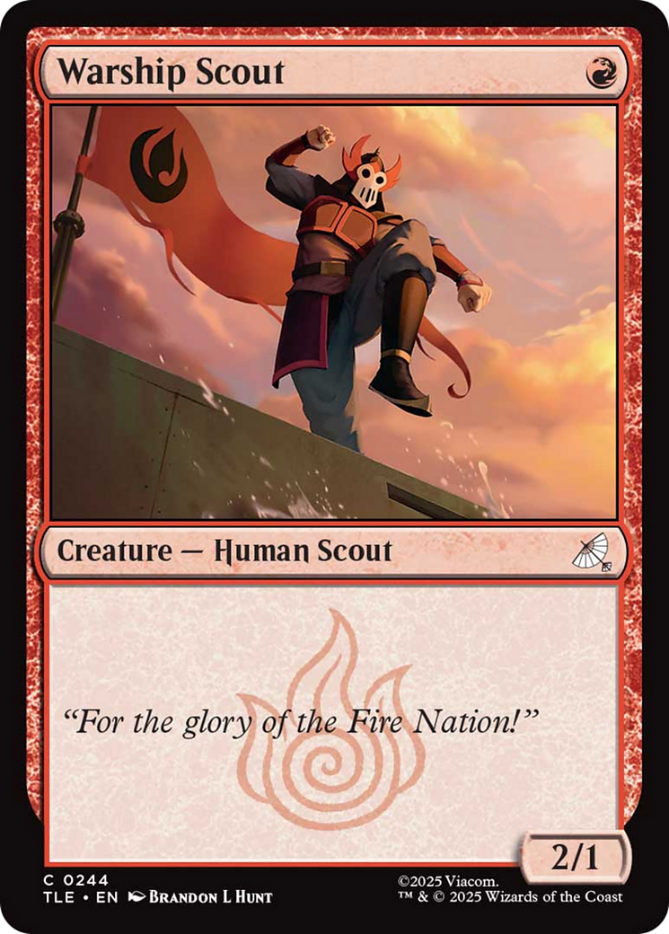 Warship scout [Avatar: The Last Airbender: Eternal-Legal] | Clutch Gaming