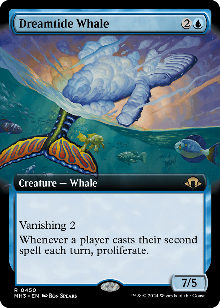 Dreamtide Whale (Extended Art) [Modern Horizons 3] | Clutch Gaming